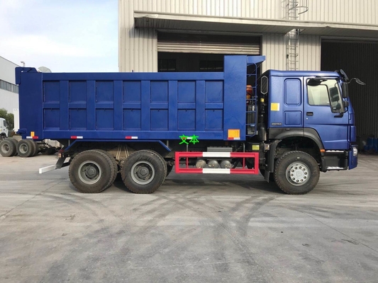 Autocarro con cassone ribaltabile resistente blu di 20M3 40T LHD Front Lifting