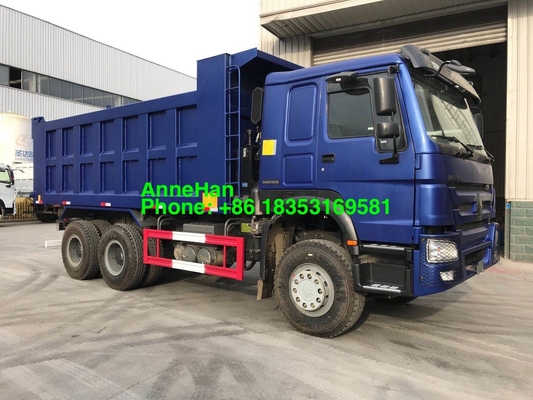Autocarro con cassone ribaltabile resistente blu di 20M3 40T LHD Front Lifting