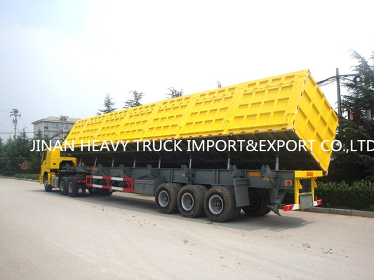 3 assi 40 rimorchi resistenti dei semi del tester cubico scaricano Tipper Trailers