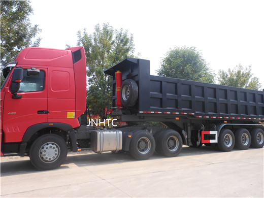 Tri camion idraulico di Axle Rear Tipping Dump Trailer con il cilindro idraulico di Hyva
