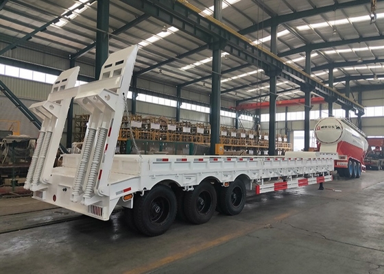 3 assi 50 tonnellate del letto dei semi del rimorchio del carico di attrezzatura bassa di Digger Trailer Heavy