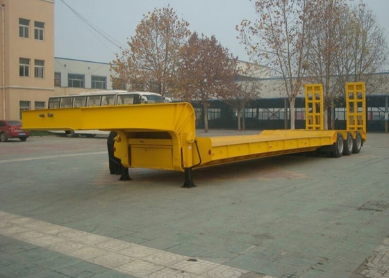 3 assi 50 tonnellate del letto dei semi del rimorchio del carico di attrezzatura bassa di Digger Trailer Heavy