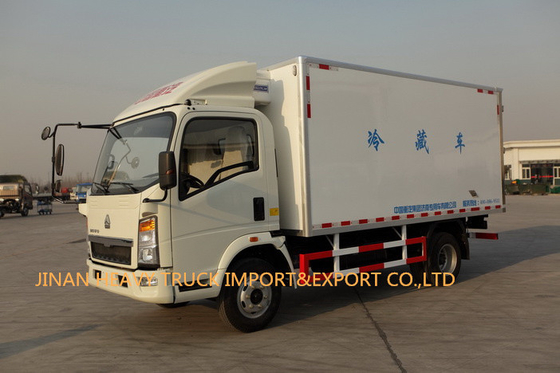 Camion refrigerato di bassa potenza di Howo 4X2 5 tonnellate di 60000kg 7 TONNELLATE