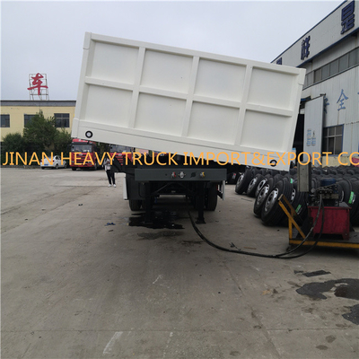 I telai 40 CBM tri Axle Side Tipper Trailer della luce 40 tonnellate scaricano lo scaricatore del rimorchio dei semi