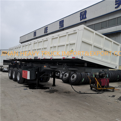 I telai 40 CBM tri Axle Side Tipper Trailer della luce 40 tonnellate scaricano lo scaricatore del rimorchio dei semi