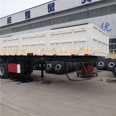 I telai 40 CBM tri Axle Side Tipper Trailer della luce 40 tonnellate scaricano lo scaricatore del rimorchio dei semi