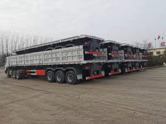 veicolo laterale del rimorchio dei semi dello scarico di 70 di tonnellata di Sinotruk rimorchi resistenti dei semi