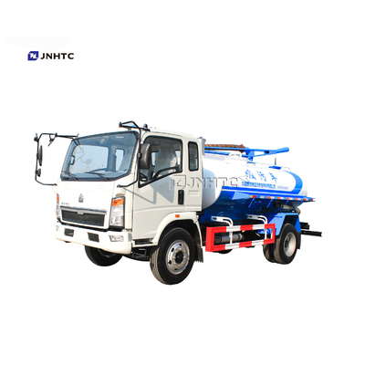Camion di bassa potenza 4cbm di HOWO 4X2 1000 galloni delle acque luride di pulizia di aspirazione