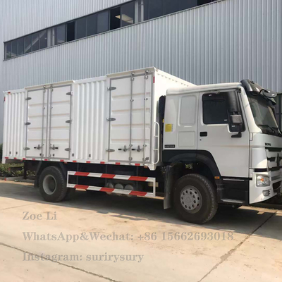 Camion pesante di bassa potenza Lorry Van Goods del contenitore di camion 290HP del carico 4x2 di Sinotruk HOWO