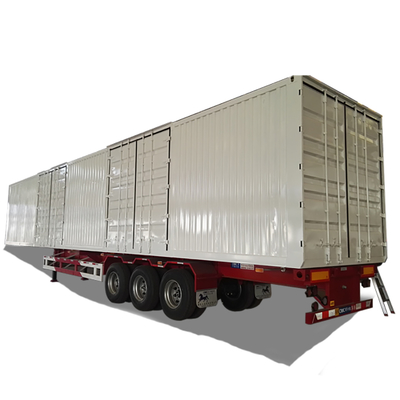 3 assi 12 ruote Container 50 tonnellate Semi rimorchio di trasporto pesante