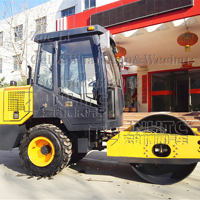 Compattatore del rullo compressore del macchinario di costruzione di 6 Ton Hydraulic Vibrator Single Drum