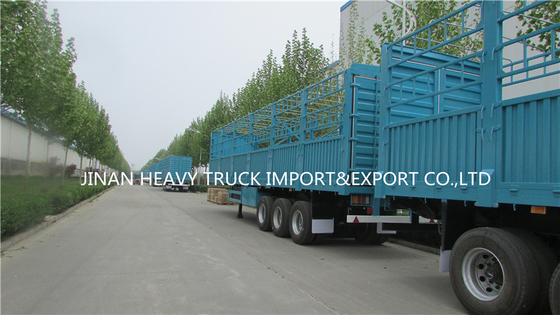 Camion del trasportatore di Semi Trailer Livestock del recinto con 3 assi