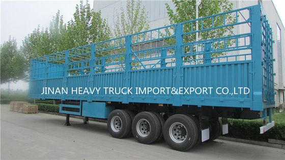 Camion del trasportatore di Semi Trailer Livestock del recinto con 3 assi