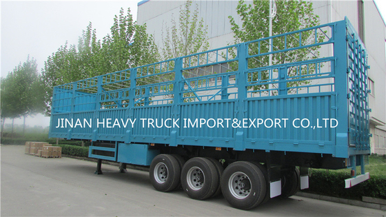 Camion del trasportatore di Semi Trailer Livestock del recinto con 3 assi