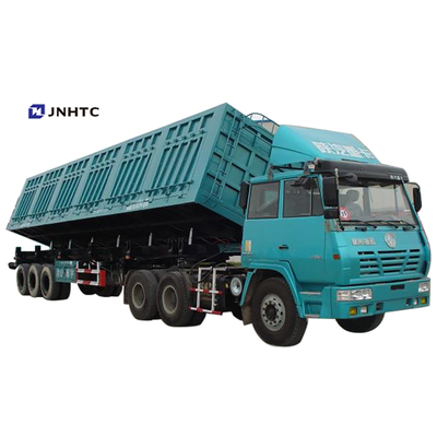 Rimorchio resistente di sollevamento laterale Van Cargo Box Trailer dei semi 3 assi
