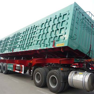 Rimorchio resistente di sollevamento laterale Van Cargo Box Trailer dei semi 3 assi