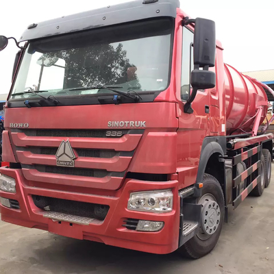 Ruote diesel Euro2 10 6x4 del camion di aspirazione delle acque luride di HOWO 336ps 16cbm