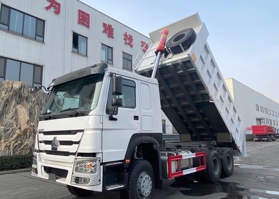 Autocarro con cassone ribaltabile resistente dell'autocarro con cassone ribaltabile della gru di Sinotruk HOWO 6X4 371HP 18cbm Hyva