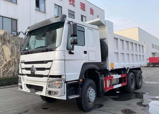 Autocarro con cassone ribaltabile resistente dell'autocarro con cassone ribaltabile della gru di Sinotruk HOWO 6X4 371HP 18cbm Hyva