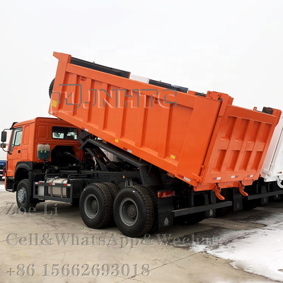 Sinotruk HOWO Euro 2 a mano sinistra guida 6x4 371hp camion spazzatura bianco camion a gomma camion merci