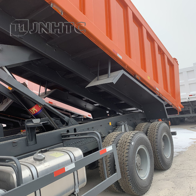 Sinotruk HOWO Euro 2 a mano sinistra guida 6x4 371hp camion spazzatura bianco camion a gomma camion merci