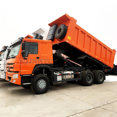 Sinotruk HOWO Euro 2 a mano sinistra guida 6x4 371hp camion spazzatura bianco camion a gomma camion merci