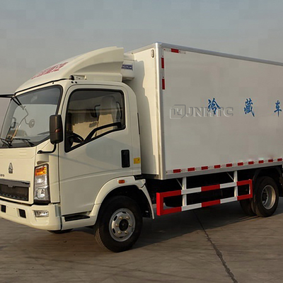Mini 4x2 6 ruote 10ton HOWO leggero box frigorifero camion con porta frigorifero