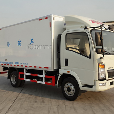 Mini 4x2 6 ruote 10ton HOWO leggero box frigorifero camion con porta frigorifero
