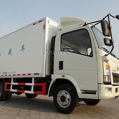 Mini 4x2 6 ruote 10ton HOWO leggero box frigorifero camion con porta frigorifero