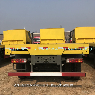 Sinotruk Howo 40 ft camion a base piatta del carico da 30 tonnellate con la serratura del contenitore