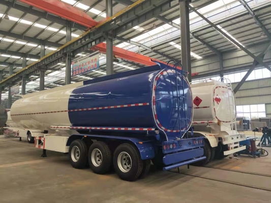 Rimorchio di alluminio dei semi dell'autocisterna del combustibile di Liangshan 30000l-60000l