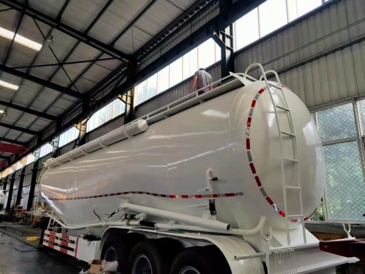 Rimorchio di alluminio dei semi dell'autocisterna del combustibile di Liangshan 30000l-60000l
