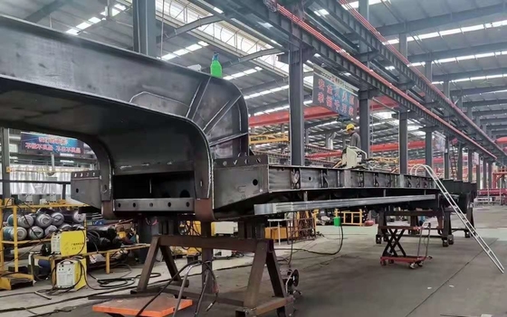 3 asse dell'asse 4 100 tonnellate del letto di rimorchio basso dei semi per l'escavatore Transport di Loder della ruota