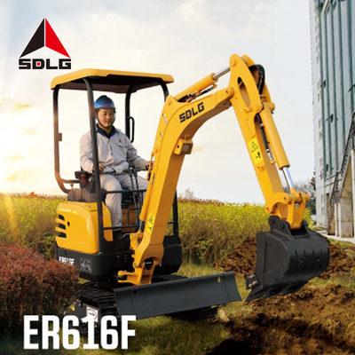 Macchinario della costruzione pesante di SDLG ER616F 1 Ton Mini Excavator