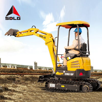 Macchinario della costruzione pesante di SDLG ER616F 1 Ton Mini Excavator