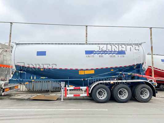 Tonnellata in serie 45 CBM del motore diesel 50 del rimorchio del cemento di SINOTRUK 3 Alxes