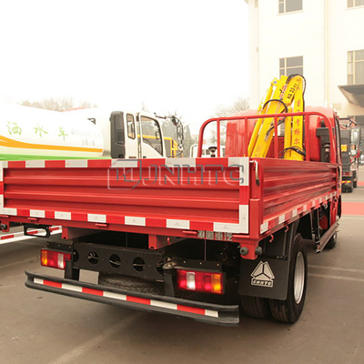 Il camion di Sinotruk HOWO 4x2 ha montato il camion telescopico di Crane Hook Folding Arm Lifting