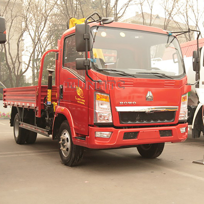 Il camion di Sinotruk HOWO 4x2 ha montato il camion telescopico di Crane Hook Folding Arm Lifting