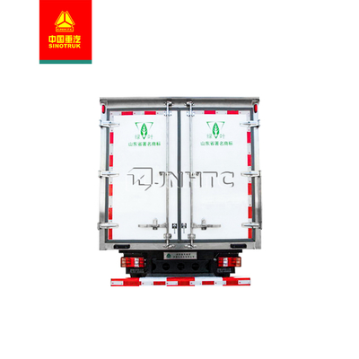 Sinotruk HOWO 6 gomma Van Transport Truck Fresh Food refrigerato a catena fresco di bassa potenza