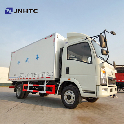 Congelatore commerciale di bassa potenza Van del camion del contenitore di frigorifero dei camion di HOWO 4X2 8000kg