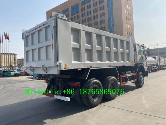 Asse resistente di cavalli vapore 3 di Wheeler Tipper 371hp dell'autocarro con cassone ribaltabile di Sinotruk HOWO 6*4 10