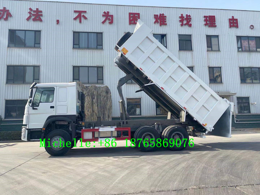 Asse resistente di cavalli vapore 3 di Wheeler Tipper 371hp dell'autocarro con cassone ribaltabile di Sinotruk HOWO 6*4 10