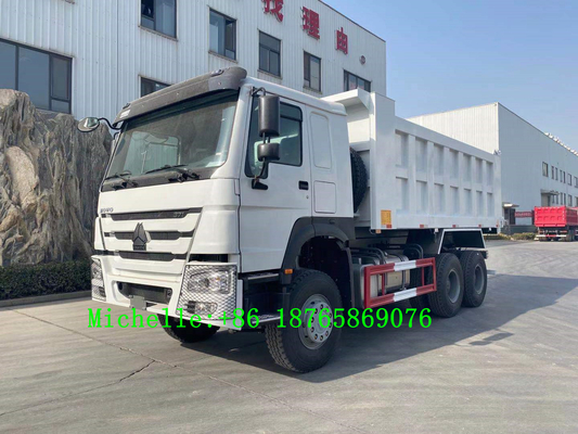 Asse resistente di cavalli vapore 3 di Wheeler Tipper 371hp dell'autocarro con cassone ribaltabile di Sinotruk HOWO 6*4 10