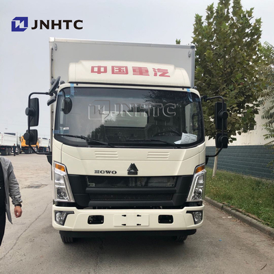 Trasporto di bassa potenza 4x2 Van Container Cargo Box Truck di HOWO