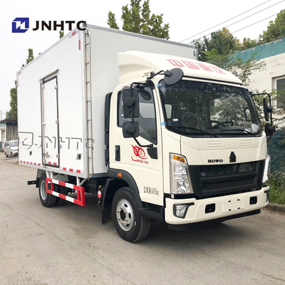 Trasporto di bassa potenza 4x2 Van Container Cargo Box Truck di HOWO