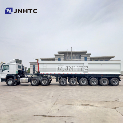 SINOTRUK tre quattro auto resistente dei rimorchi 50T 40cbm dei semi degli assi che fornisce di punta l'autocarro con cassone ribaltabile
