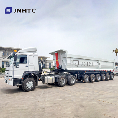 SINOTRUK tre quattro auto resistente dei rimorchi 50T 40cbm dei semi degli assi che fornisce di punta l'autocarro con cassone ribaltabile