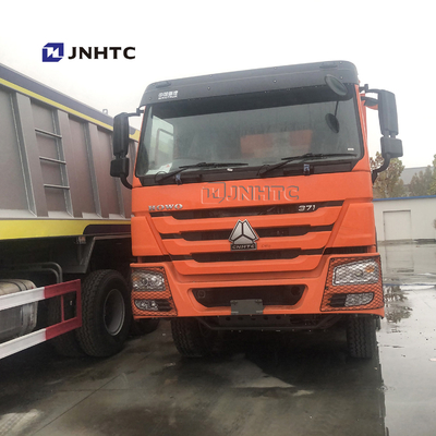 Autocarro con cassone ribaltabile di carico di auto delle ruote di HOWO 8x4 371hp 27M3 12 per la Tanzania