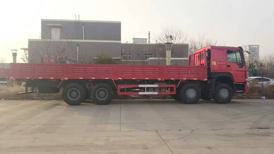 Carraio a base piatta Heavy Van del camion 8*4 12 del carico di Sinotruk HOWO