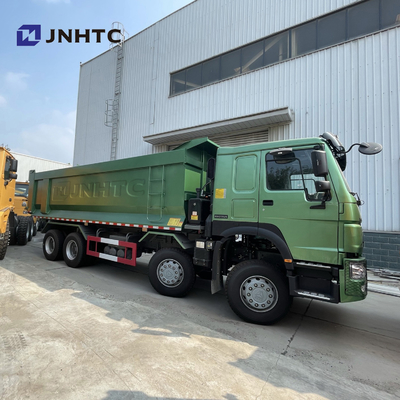 Tipo cubico corpo di Tipper Truck With U di verde 20 di HOWO 6X4 371HP del carico